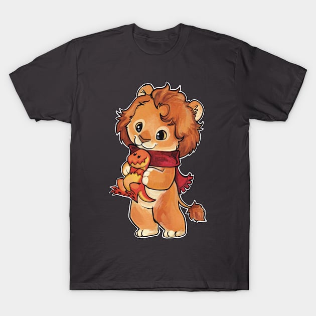 Lion T-Shirt by BiancaRomanStumpff